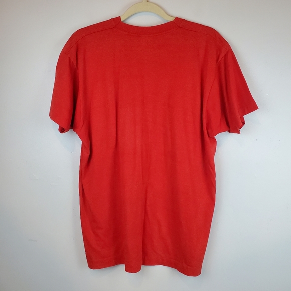 VTG 1987 Screen Stars Indiana Schaefer Reunion Shirt Single Stitch XL Y M Adult - Picture 3 of 6